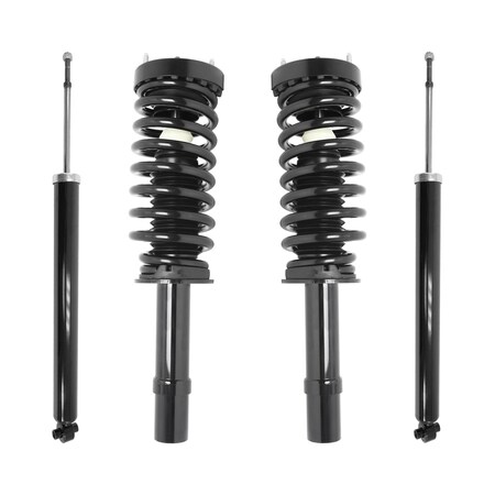 Unity 4-11261-253230-001 Front and Rear Complete Strut Assembly Shock Kit 4-11261-253230-001
